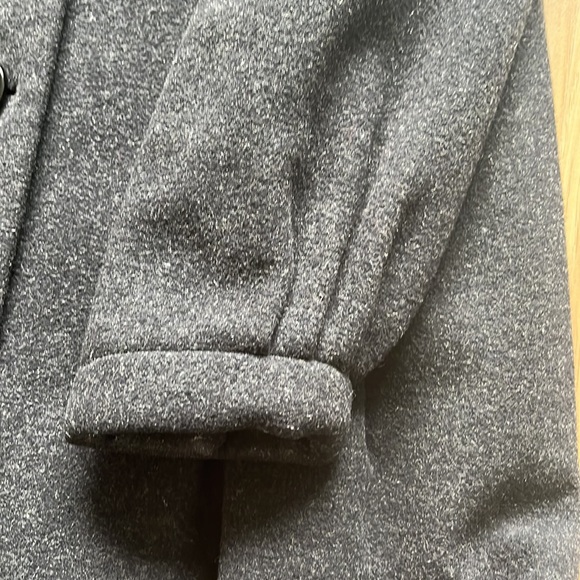 Wool coat, dark grey. Size S. Knees length. Very good condition. - Picture 4 of 10